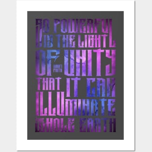 So Powerful is the Light of Unity - The Baha'i Faith Posters and Art